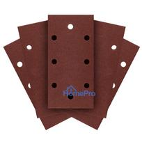 Sanding paper, velcro  93 x 185 mm, P150, 5 pcs. with 8 holes
