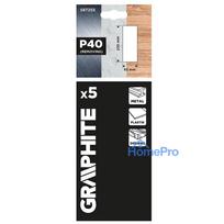 Sanding paper 93 x 230 mm, P40, 5 pcs., without holes