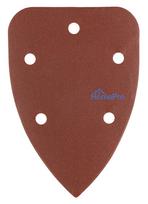 Sanding paper, velcro, iron 98 x 140 mm, P180, 5 pcs, with 5 holes