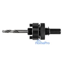 Adapter with pilot drill bit for bi-metal holesaws 32-152 mm, Hex