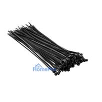 Cable ties 2.5 x 200 mm, black, 100 pcs