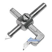 Adjustable hole cutter, diam 10-50 mm