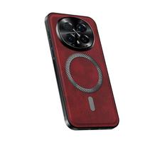 For Honor Magic 8 Pro Case Luxury PU Leather Magnetic Magsafe Protective Back Cover For Magic 8 Lite Shockproof Phone Shell Honor Magic8