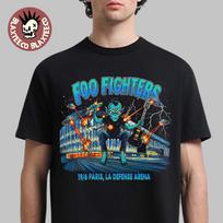 Foo Fighters Paris France 2026 Exclusive Event Tee At La Defense Arena On 19 June 2026 T-Shirt 140 black