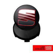 4 vnt. Automobilio rato centrinio dangtelio emblema Padangos ratlankio dangtelio lipdukas SEAT Ibiza 6J FR Leon Toledo Cupra mk1 Arona Ateca Exeo Cordoba