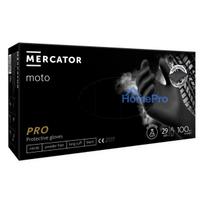 Rękawice nitrylowe mercator moto black rozmiar xxl 100szt.