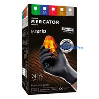Rękawice nitrylowe czarne mercator gogrip one-by-one black 100szt. rozmiar l
