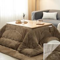VK Living Kotatsu 185 x 235 kg cotton LockHeat Fitted antibacterial and Heat Machine No Futon, Rectangular, cm, 1.8 Filling, SUPER HOT
