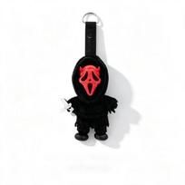 Ghost Face Mystery Blind Box Vinyl Plush Keyring, Cute and Spooky-Themed Bag Accessory, Keyring 3A
