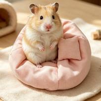 Warm Hamster Nest Soft Sleeping Bed Funny Pet Sleeping Mat  Cage Accessories