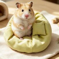 Warm Hamster Nest Soft Sleeping Bed Funny Pet Sleeping Mat  Cage Accessories