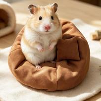 Warm Hamster Nest Soft Sleeping Bed Funny Pet Sleeping Mat  Cage Accessories