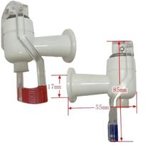 2Pcs Universal Push Type Water Dispenser Plastic Tap Hot Cold Blue Valve For Water Tank Drinking Fountains inner thread