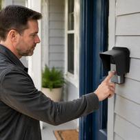 Weatherproof Keypad Protector Wider Deeper Outdoor Keypad Shield  Fingerprint Lock