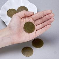 5 vnt. apvalių metalinių žiedų pakabukų