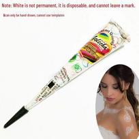 Chna strazdanų vandeniui atspari Golecha pusiau maskuojanti tatuiruočių pasta White 1 stick
