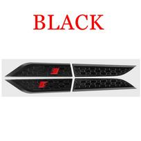 2pcs Car Logo Badge Side Fender Wing Decoration Sticker Auto Styling Modified Accessories For v1 ABT S5 RS5 SLINE TT A4 A5 A6