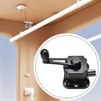 Hand Crank for Lifting Clothes Drying Rack Home Use Easy Installation 1.8M Steel juoda