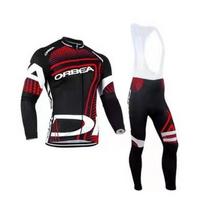 ORBEA Cycling Jersey Set Long Sleeve Road Bike Breathable Moisture Wicking Sportswear Men Women Style 12