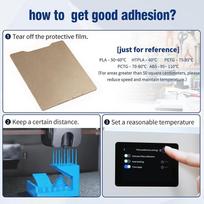 Smooth Textured Printing Platform Flexible 3D Printer Bed Plate  For PLA ABS PETG TPU Nylon