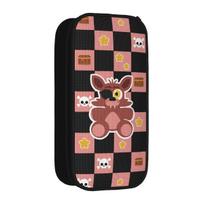 Classic FNAF At Freddys Pencil Case Pencilcases Pen for Student Big Capacity Bags Students School Zipper Accessories