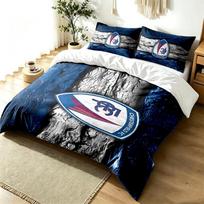 Chesterfield F.C 3pc Duvet Cover Set Simple Modern Bedding Set Wrinkle Resistant Soft Fabric All Season Use a perfect gift 135cmx200cm