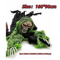Bald Head Halloween Crawling Ghost Electric Climbing Zombie Figure Yard Bloody Zombie  Bar Style  12