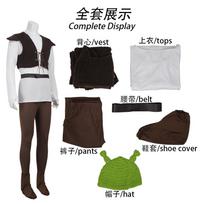 Cosplay fast hair, monster Shrek cosplay costume, Shrek cosplay halloween cosplay costume XS white