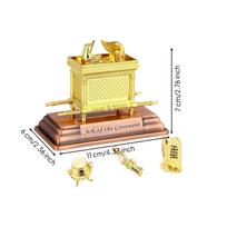 Ark of the Covenant Model with Contents Metal Figurine