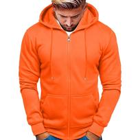 Men's Corduroy Zip-Up Hoodie with Drop Shoulder Long Sleeve, Casual Hooded Sweatshirt for Everyday Wear XL