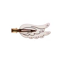 Emijay Angel Wings Hair Clips Pink Acetate Bangs Hairpins Sl Embedded Diamond Side Clips Sli Hair Accories One beige diamond wing (7
