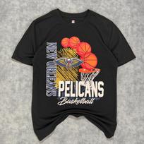 NBA New Orleans Pelicans streetwear sportswear basketball graphic tee mens Small L gray