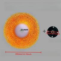 350mm Photovoltaic Panel Cleaning Brush Head Large Diameter Disc Solar Photovoltaic Power Generation Panel Cleaning Equipment
