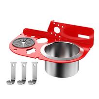 Heavy Duty 2Mm Thick Aluminum Ladder Tool Holders Support Organizer With Large Capacity Bucket For Nails And Tools