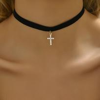 Nailoninis choker vėrinys