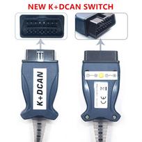 Best Sell For BMW K DCAN OBD2 Extension Cable 20Pin to 16Pin Diagnostic Connectors For BMW IN-PA K D CAN Switch USB FT232RL Chip New Blue Switch
