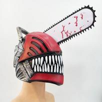 Chainsaw Man cos Helmet, Bochita, Denji, full-face mask, Halloween costume cosplay Anime Peripheral Chainsaw Man Headgear--La