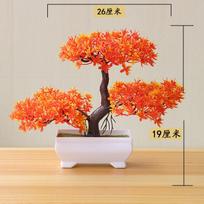 Sodo kompozicijos ornamentai Plastikiniai augalai Bonsai Mažas medis Vazonas Dirbtinis augalas Vazoninė gėlė Namų kambario stalo dekoracija
