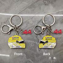 Charles Leclerc Hamilton F1 2025 Racing Helmet Keychain Ornament Pendant Gift for Ferrari Roma 488 Portofino F8 Roma Spider SF90 hlzc8