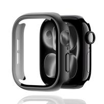 Grūdintas Stiklas+Dėklas Apple Watch 38-40mm 41mm 42mm 44mm 45mm 46mm Ekrano Apsauga Apsauginis Dangtelis iWatch 11 10 8 7 9 6 SE 5 7 black 1 Series 4 5 6 SE 4