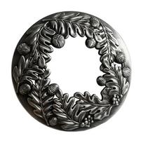 Jar Candle Cover Cast Metal Candle Guard with Leaf Pattern and Open Center for Steadier Candle Melt in Indoor Use