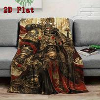 Warhammer 40k 2D Flat Pattern Flannel Blanket High quality All Seasons Warmth and Comfort Perfect for Christmas Gifts.MMT0918390 130cm x 150cm