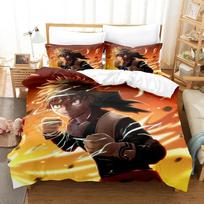 My hero academia Bedding Set Single Twin Full Queen King Size Todoroki Bed Set Aldult Kid Bedroom Duvetcover Sets 3D Print 046 70x133cm 2pcs black