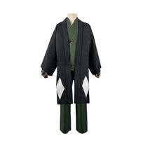 Anime Urahara Kisuke Cospaly Bleach Cosplay Costume Aldult Grey Kimono Pants utfits Halloween Carnival Party Costume XXXL black