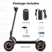 iScooter iX7Pro 1000W*2 Motor Adult Electric Scooter 48V17.5Ah Battery Off-Road Escooter 10 Inch Tire All-Terrain E-Scooter