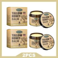 WOODSLEEP Tallow Honey Balm Powerful Moisturizing Keep Skin Moist Smooth Relieve Dryness Easy To Absorb 2PCS