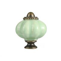 European Style Ceramic Pumpkin Handle Single Hole Door Pull Handles Simple Drawer Knobs  Hardware Style11