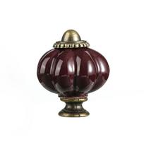 European Style Ceramic Pumpkin Handle Single Hole Door Pull Handles Simple Drawer Knobs  Hardware Style15