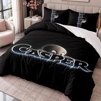 Casper the Friendly Ghost 3Pcs Bedding Set Duvet Cover With Two Pillowcases For Bedroom Home Decoration 135cmx200cm