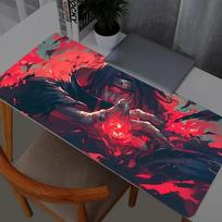 Pelės kilimėlis Anime Naruto Itachi Uchiha Žaidėjui Didelis XXL Planšetės Varmilo Klaviatūros Kilimėlis Kawaii Žaidimų Aksesuarai Pelės kilimėlis 30x80x0.3cm